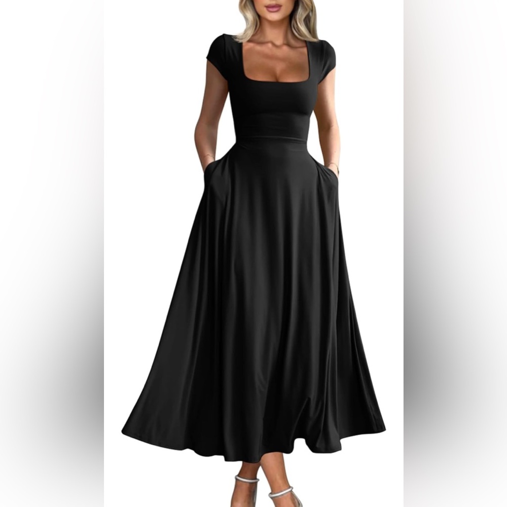 Black Strapless Prom Gown